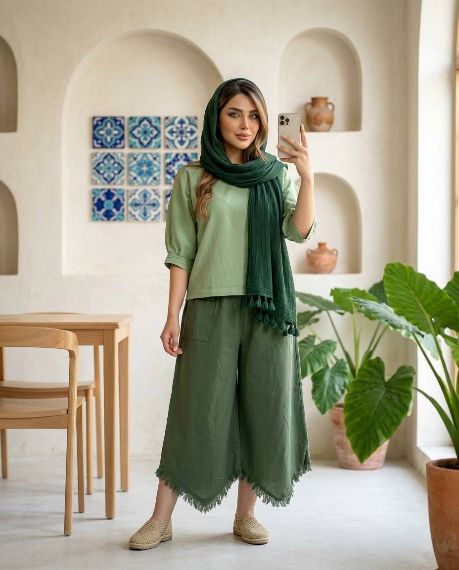 شلوار تک زنانه الیاف کد 3260