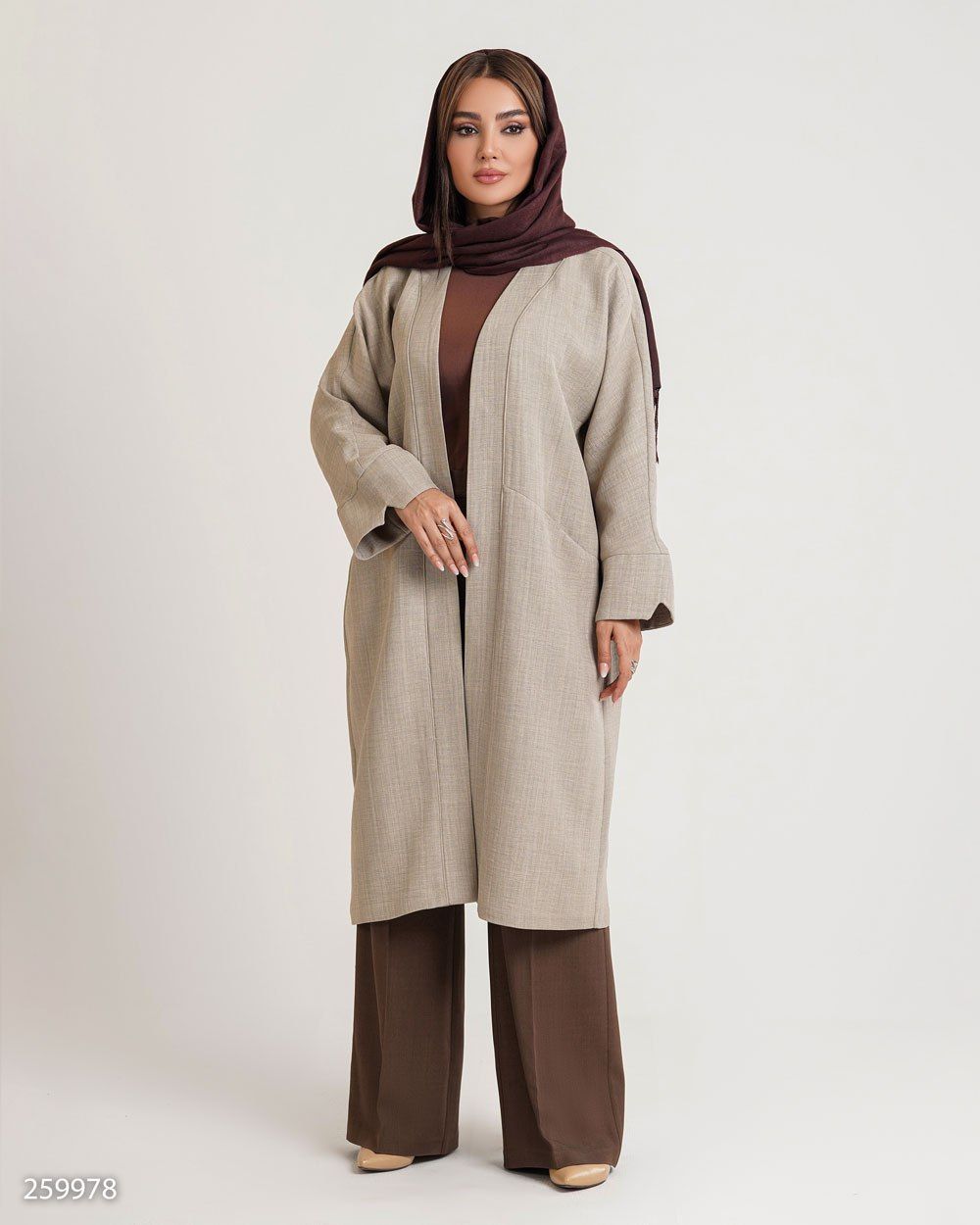 مانتو زنانه  مدل بفرین کد 2599