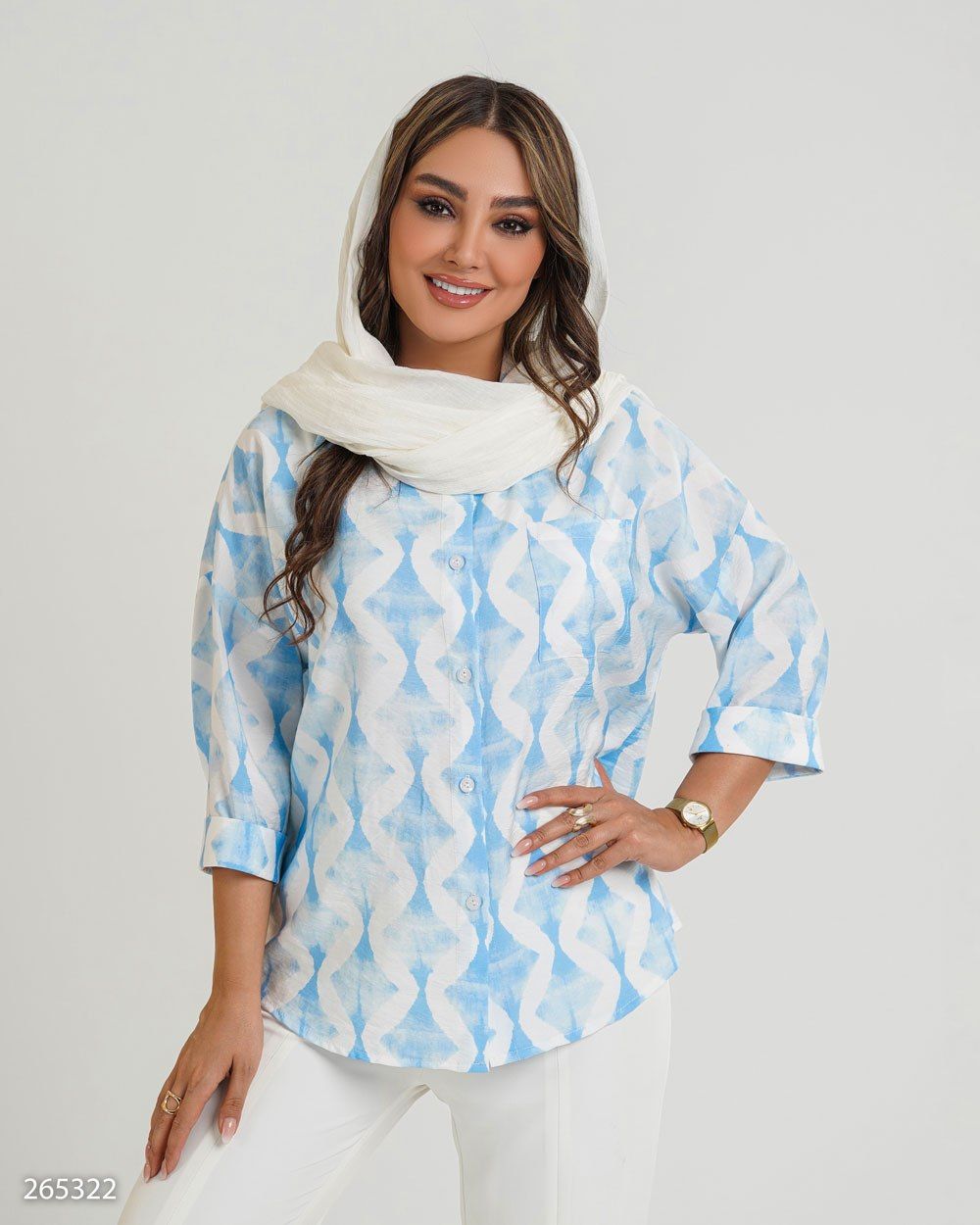 شومیز زنانه مدل دلماه کد 2653