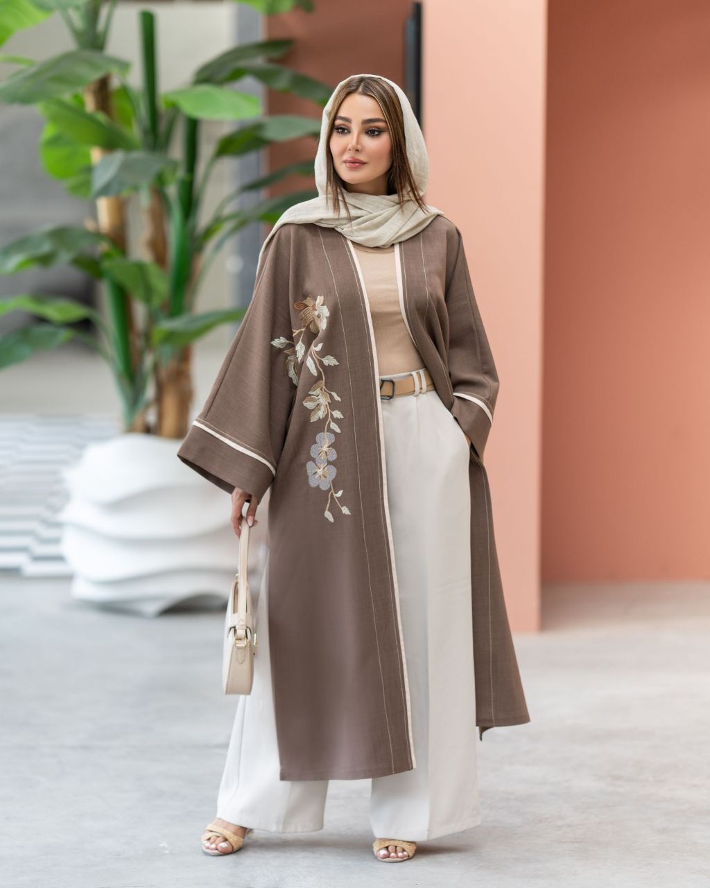 مانتو زنانه بلند مدل بهارگل کد 2219
