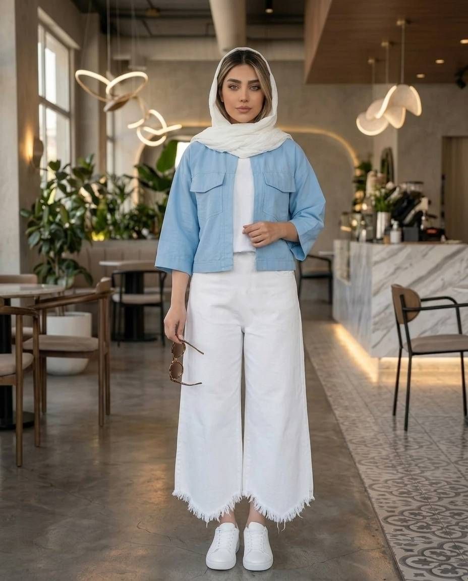 شلوار تک زنانه الیاف طبیعی کد 3282