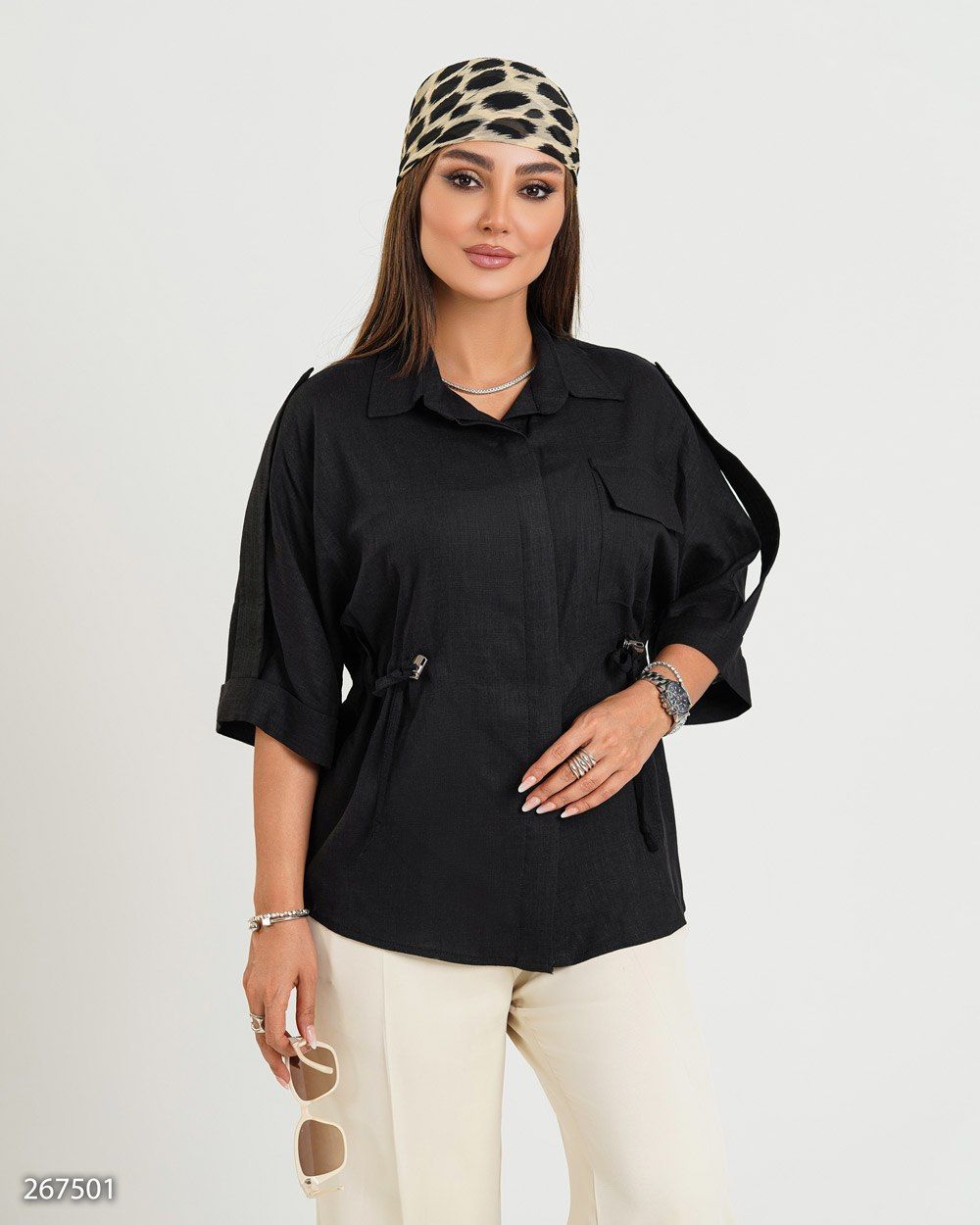 شومیز زنانه مدل هانیکا کد 2675