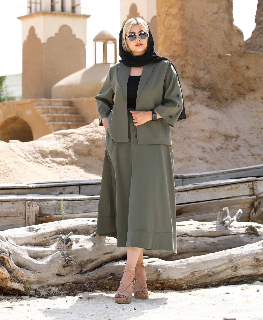 دو تکه زنانه کت دامن مدل بیتا کد 716