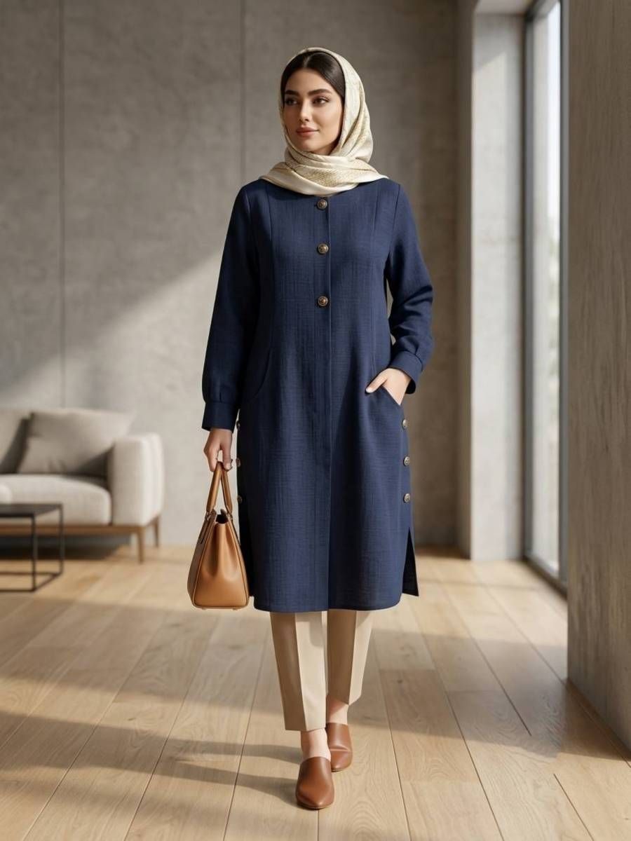 مانتو زنانه مدل میلا کد 141