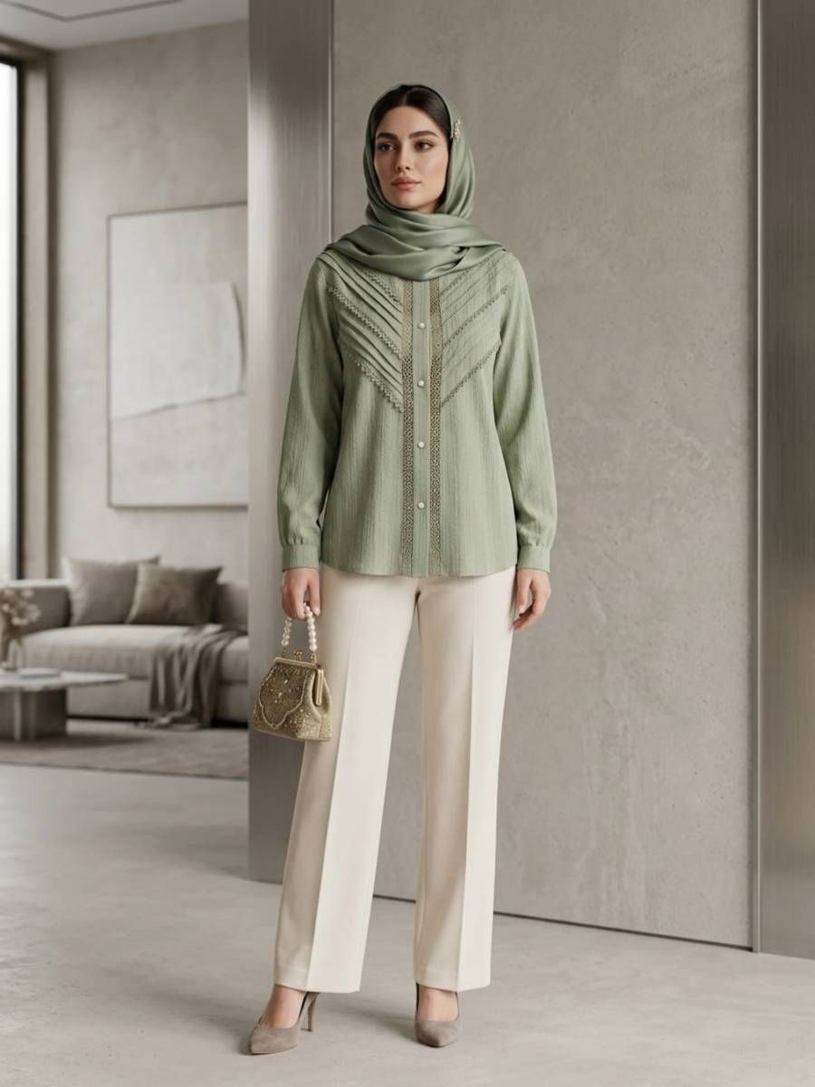 شومیز زنانه مدل لیان کد 138