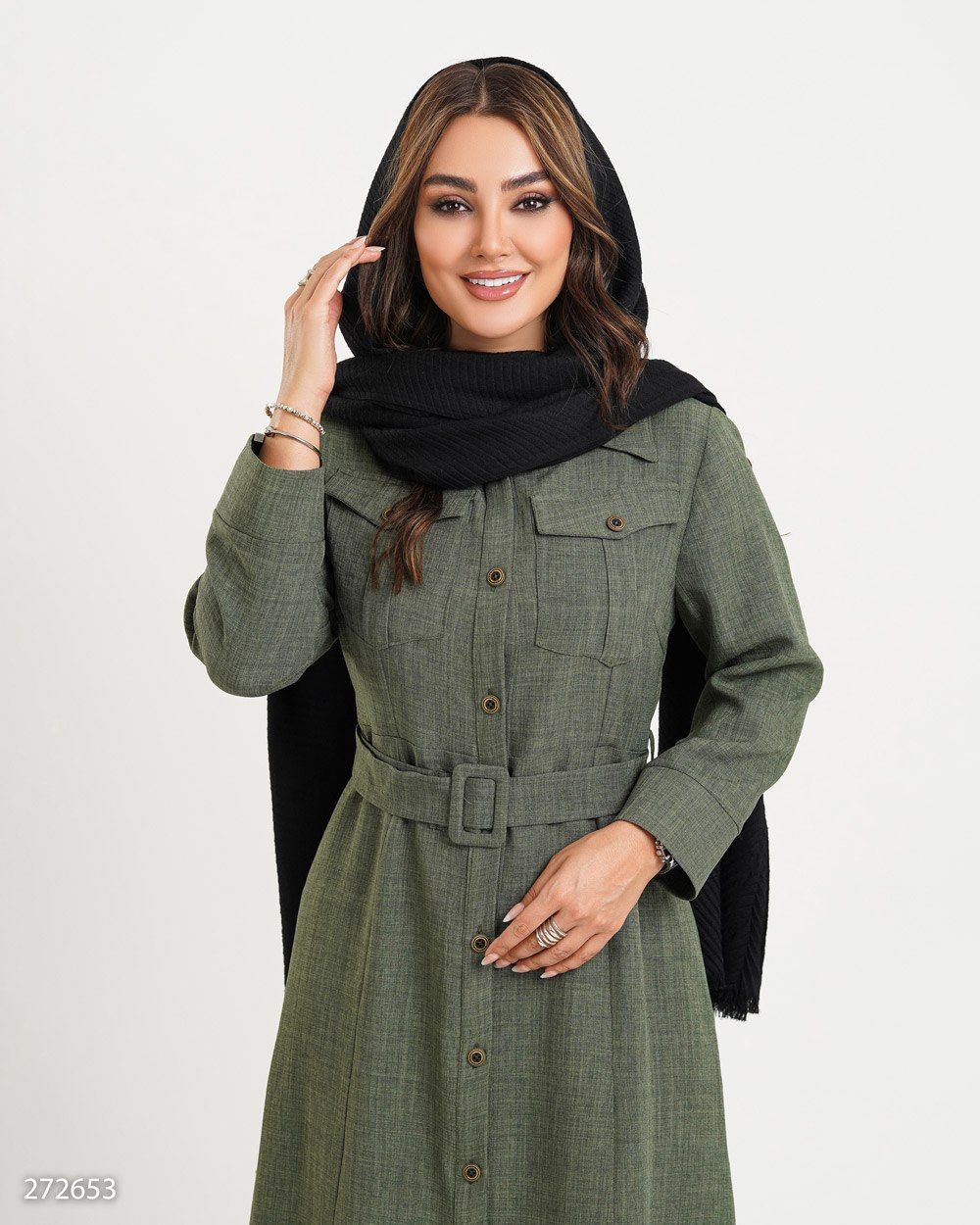 مانتو زنانه مدل زینا کد 2726