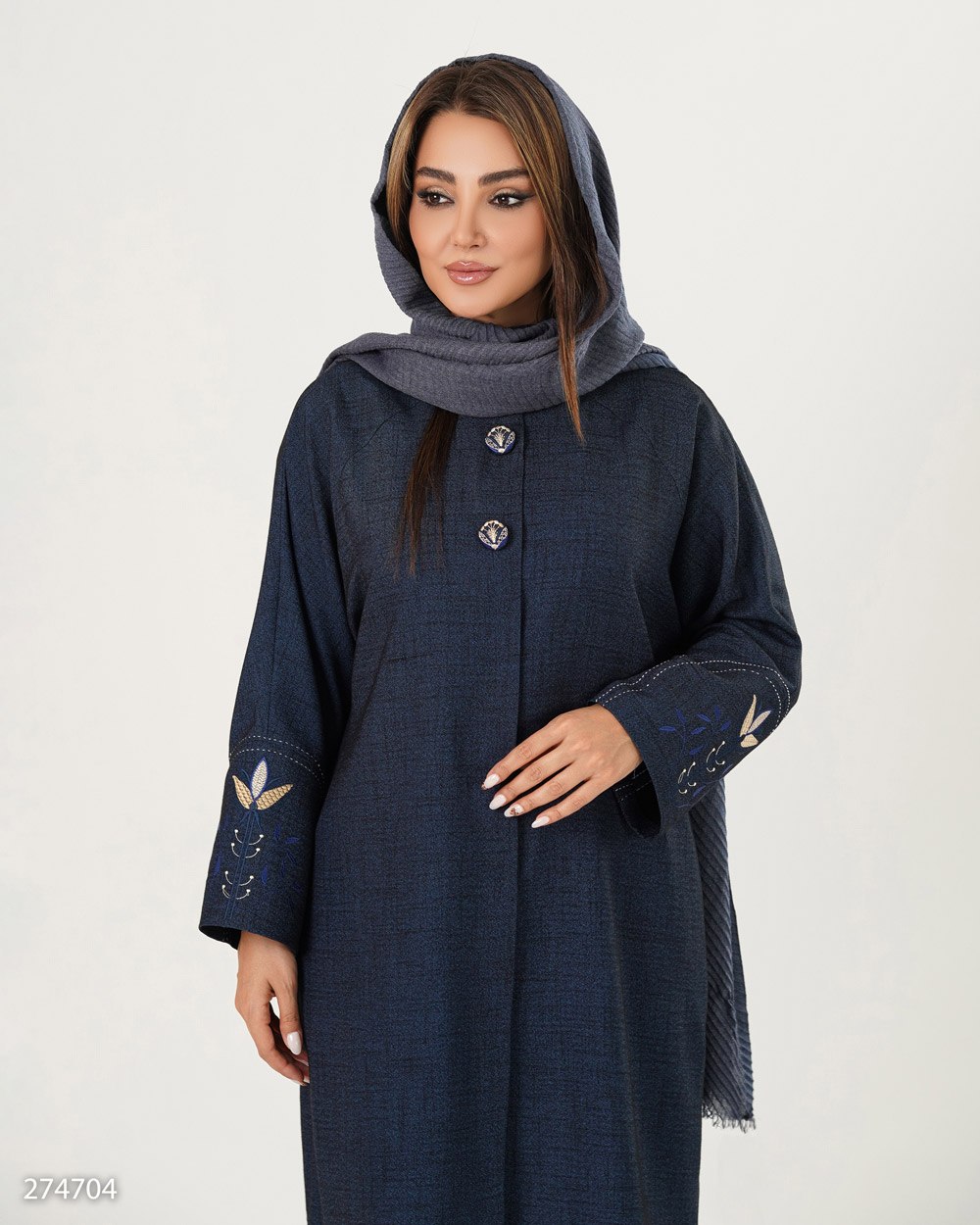 مانتو زنانه مدل فاریا کد 2747